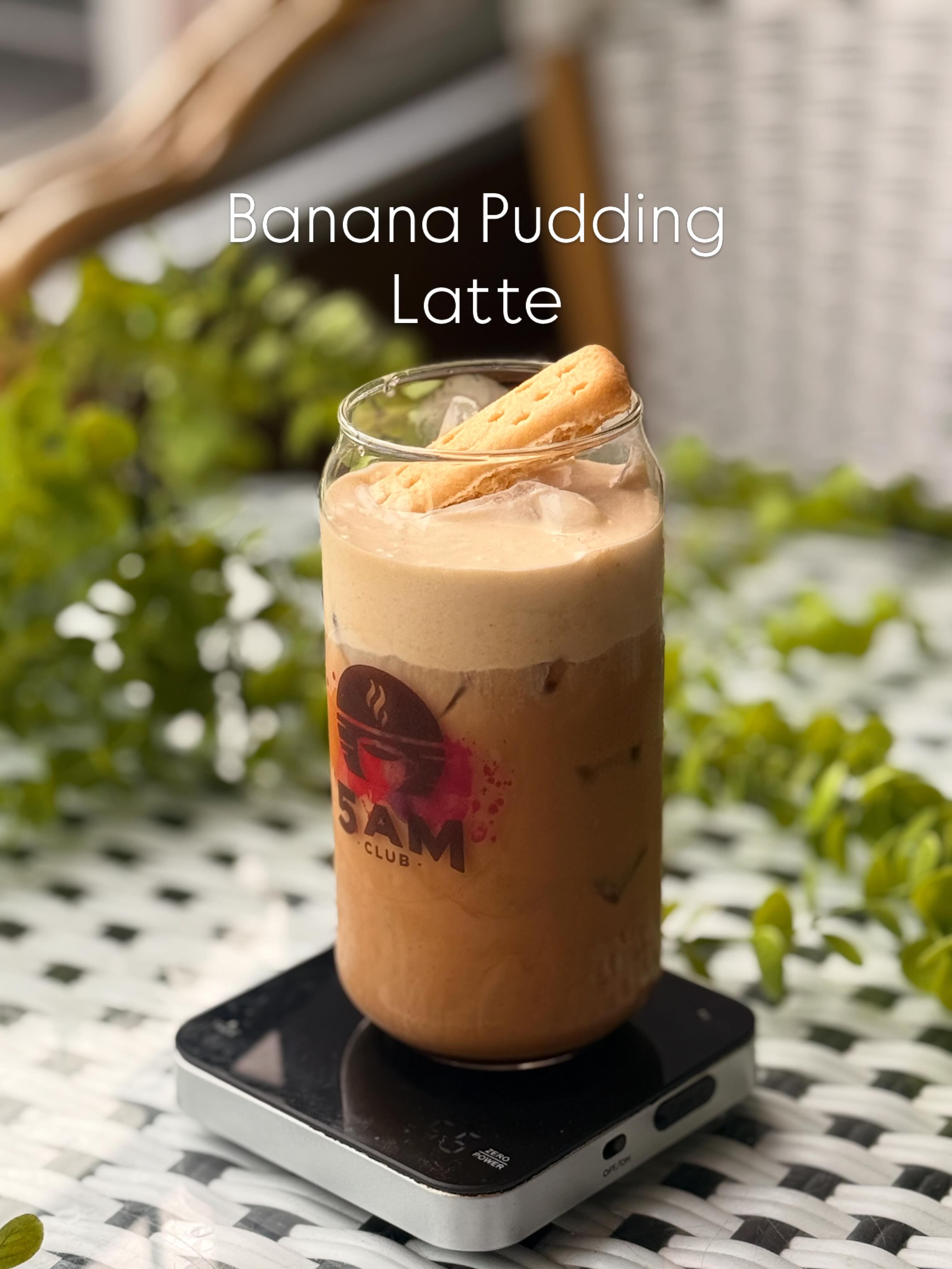 Banana Pudding Latte from the 5AM summer menu