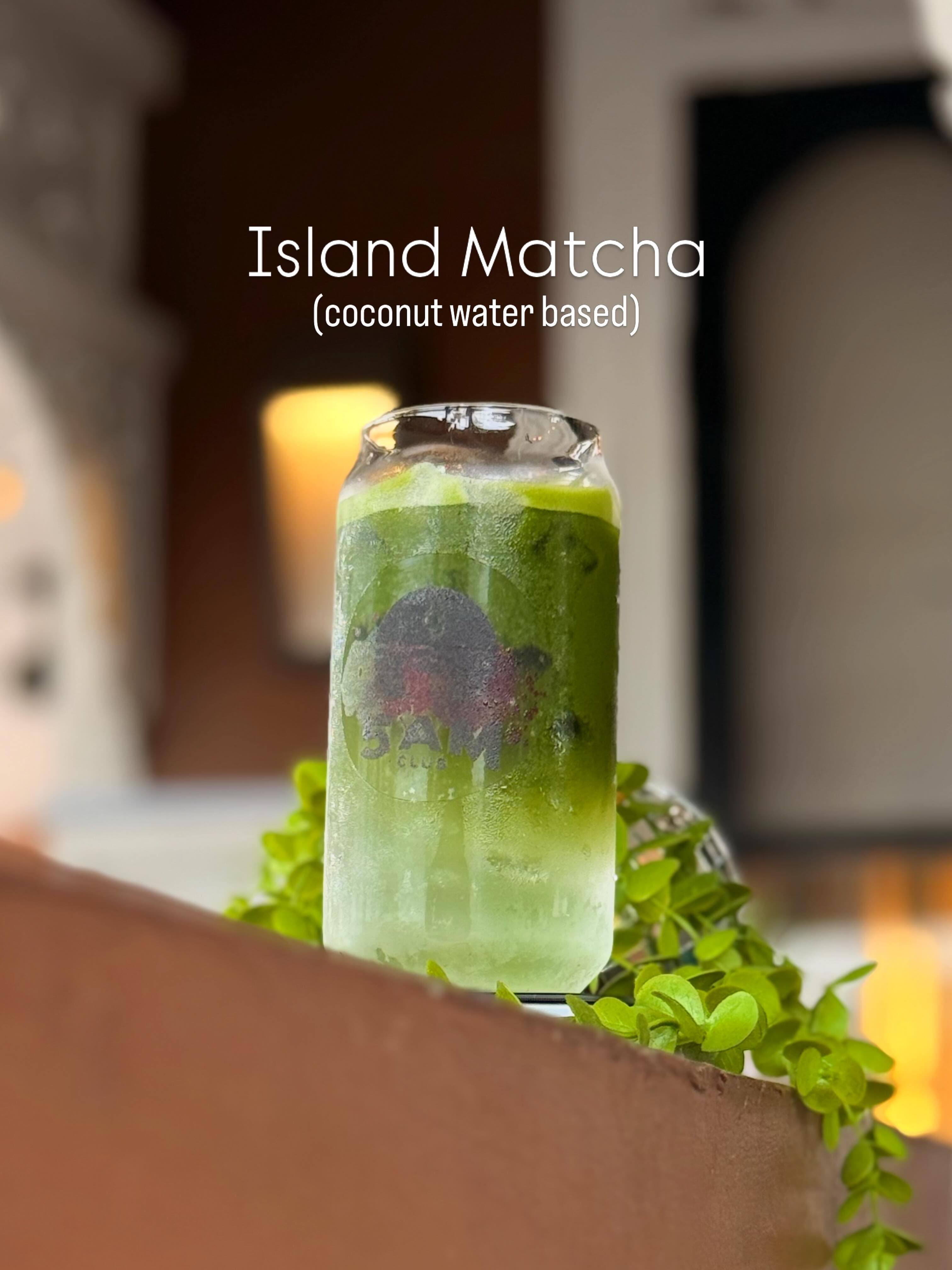 Green Island Matcha summer drink